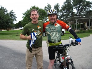 Receiving my medal from David Smith